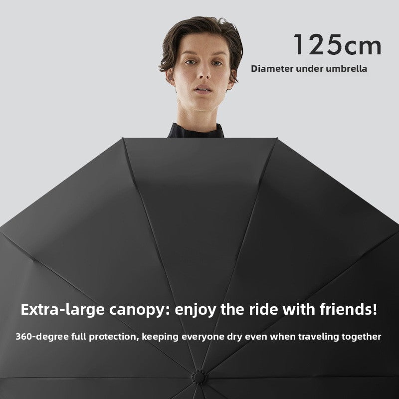 Automatic Folding Umbrella for Sun and Rain Protection