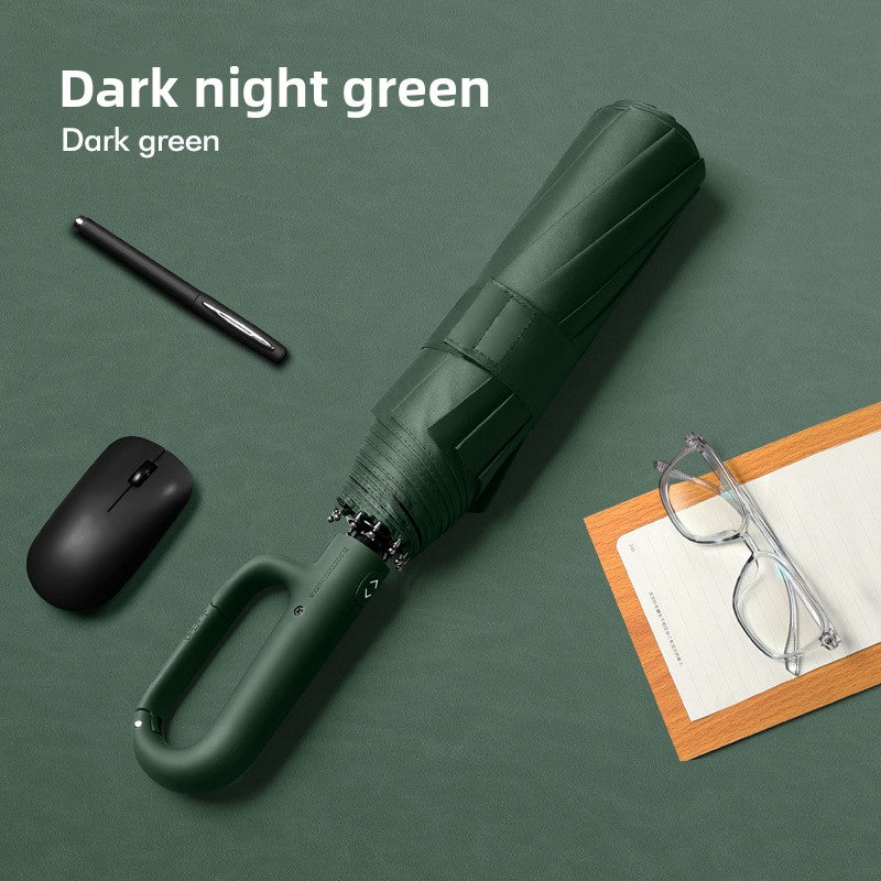 Automatic Folding Umbrella for Sun and Rain Protection