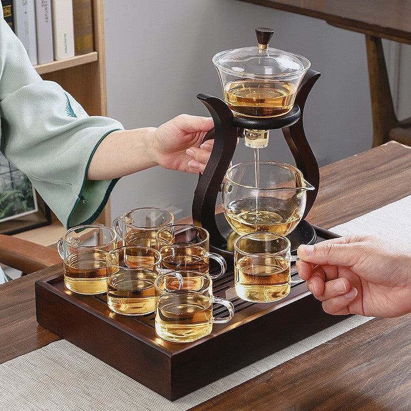 Magnetic Semi-Automatic Ceramic Tea Set
