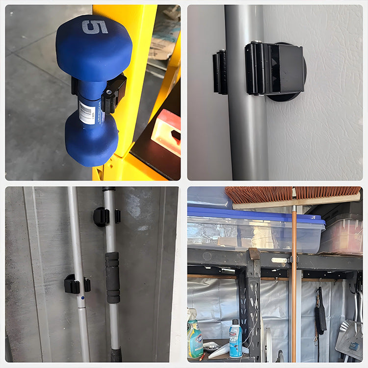 Magnetic Stainless Steel Wall Mounted Mop Holder
