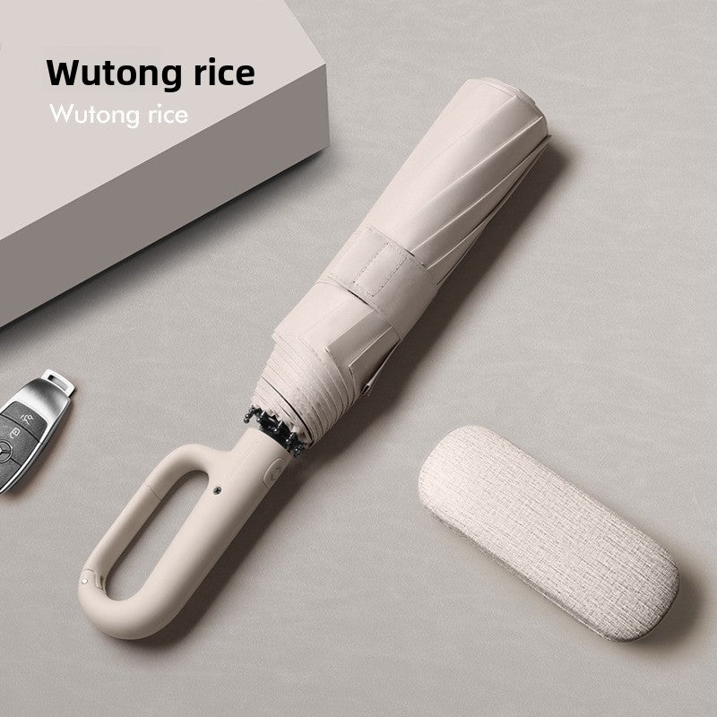 Automatic Folding Umbrella for Sun and Rain Protection