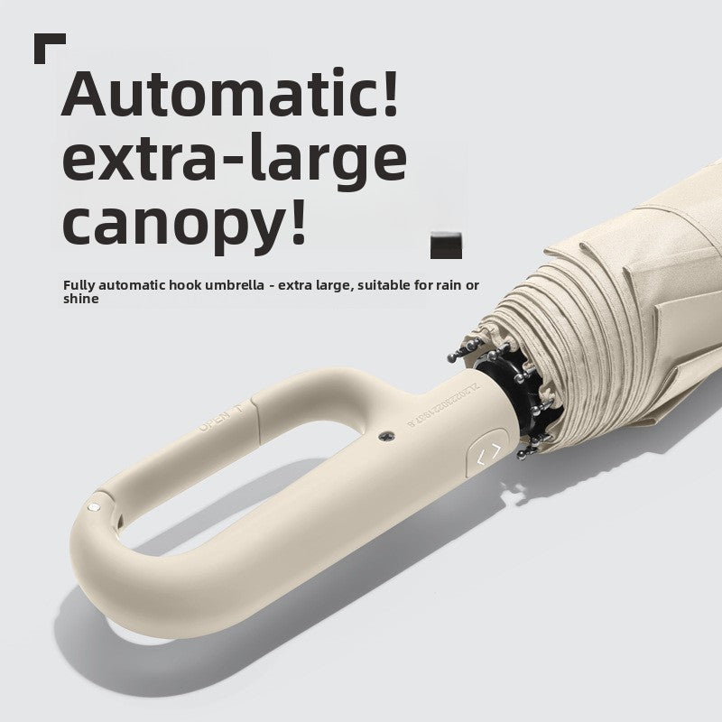 Automatic Folding Umbrella for Sun and Rain Protection