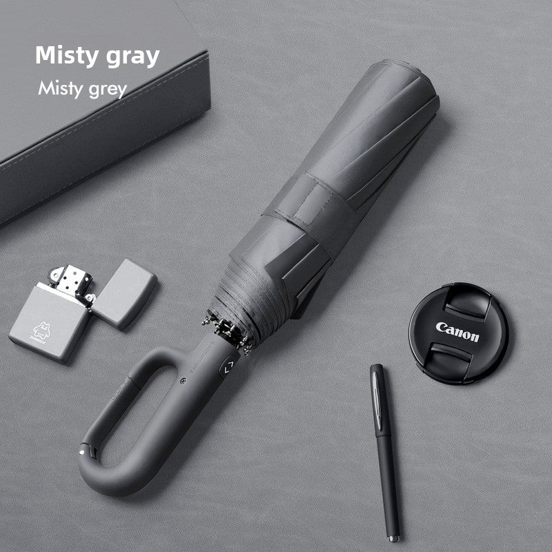 Automatic Folding Umbrella for Sun and Rain Protection